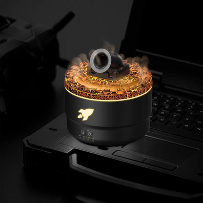 Skorter | Cannon Humidifier Aroma Diffuser Water Mist Night Light Lava Perfect Gift