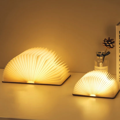 Skorter | 📖 Wooden Book Lamp - For Desk Study Gift Decoration Light