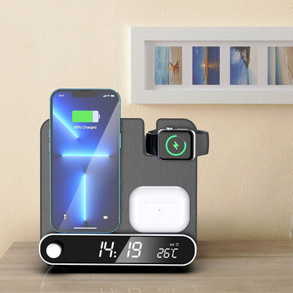 Skorter | 3 in 1 wireless charger Alarm clock