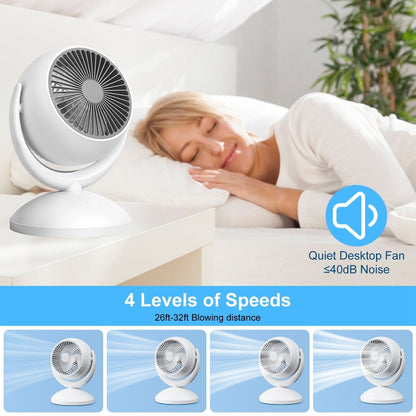 Skorter | Desktop Air Circulator Fan 4 Speed Adjustment