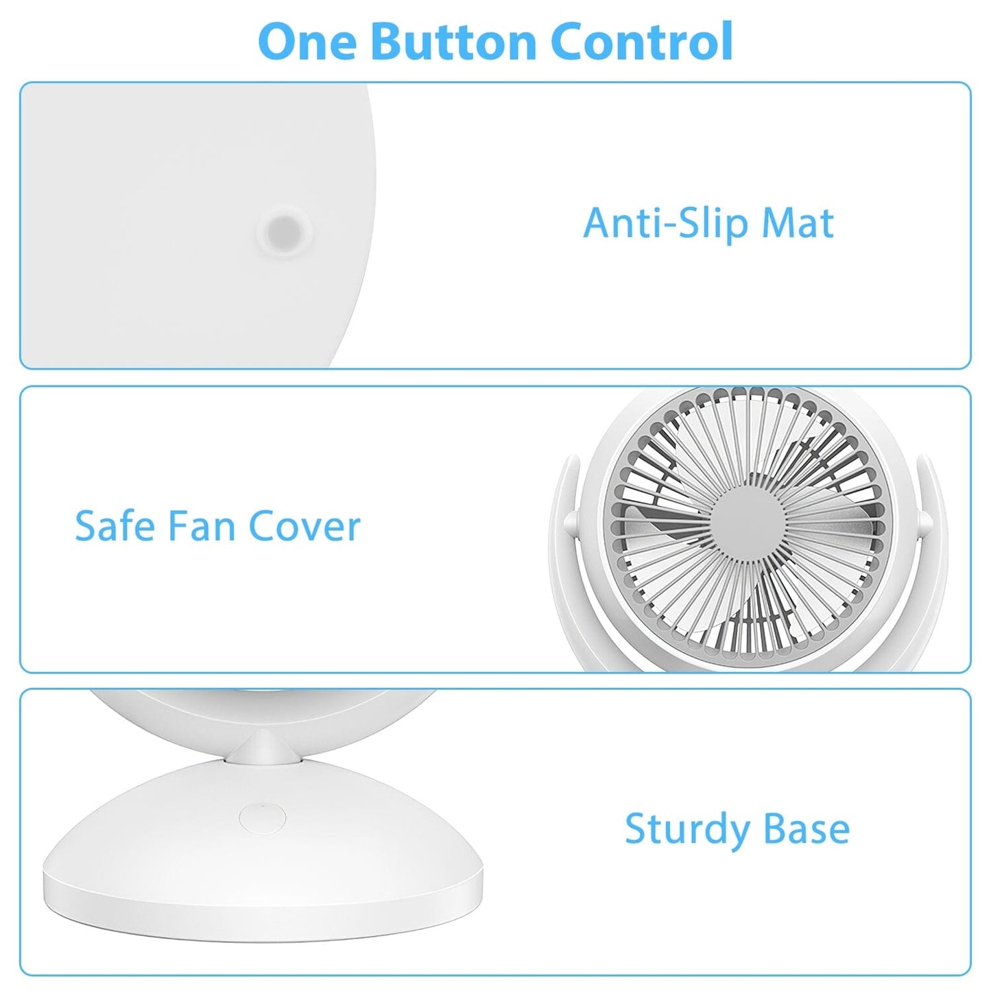Skorter | Desktop Air Circulator Fan 4 Speed Adjustment