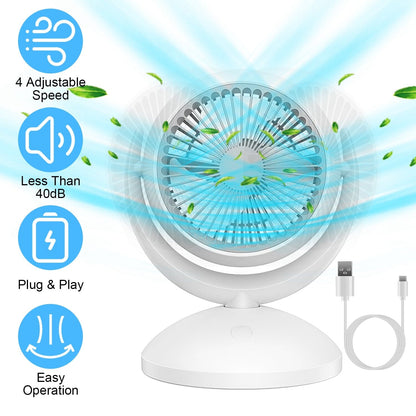 Skorter | Desktop Air Circulator Fan 4 Speed Adjustment