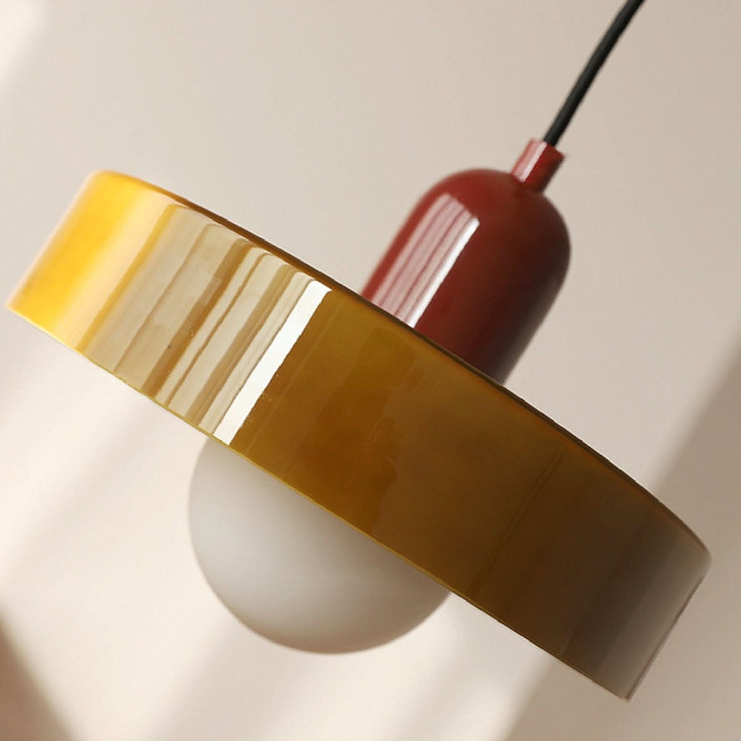 Skorter | Bauhaus Colored Glass Pendant Light