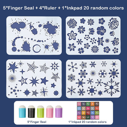 Skorter | DIY sponge finger painting kit