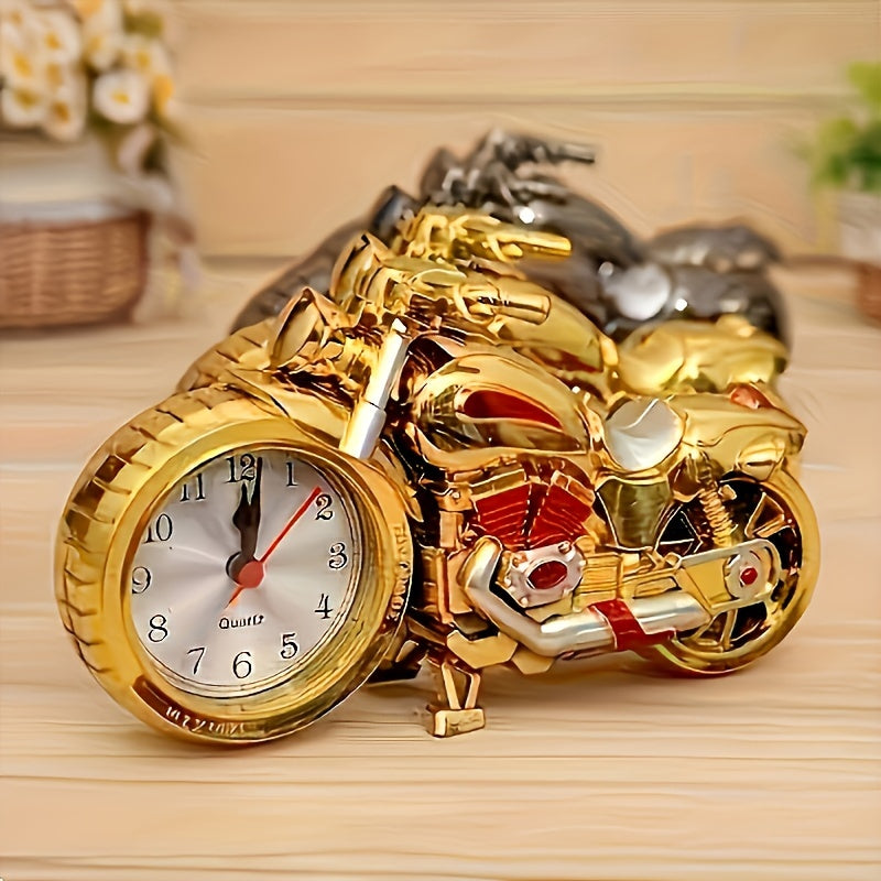 Skorter | MotoClock - Cartoon Motorcycle Alarm Clock with Swiss Quartz Movement