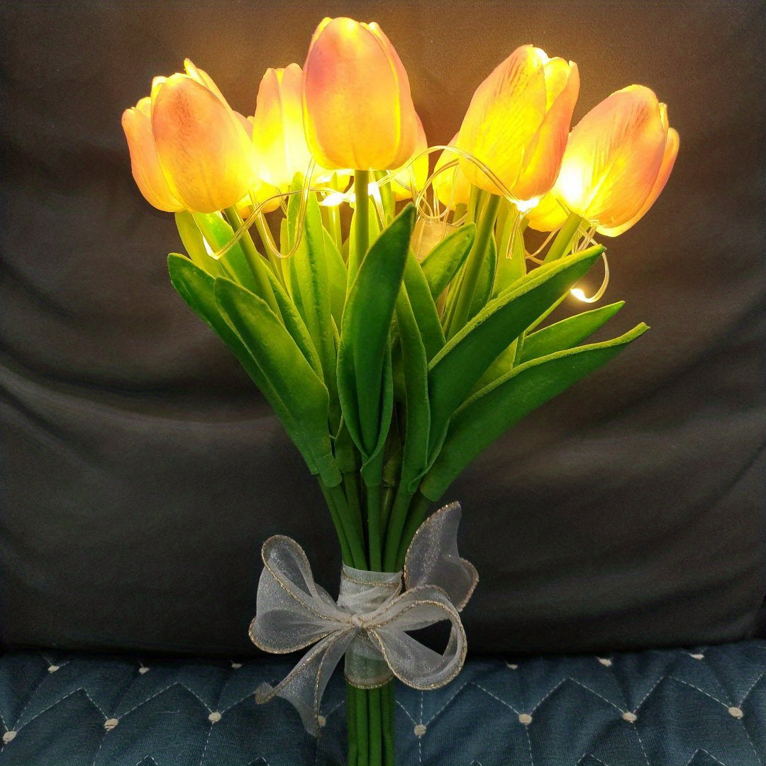 Skorter | Tulip Lamp - LED Bouquet Night Light for Room Decoration