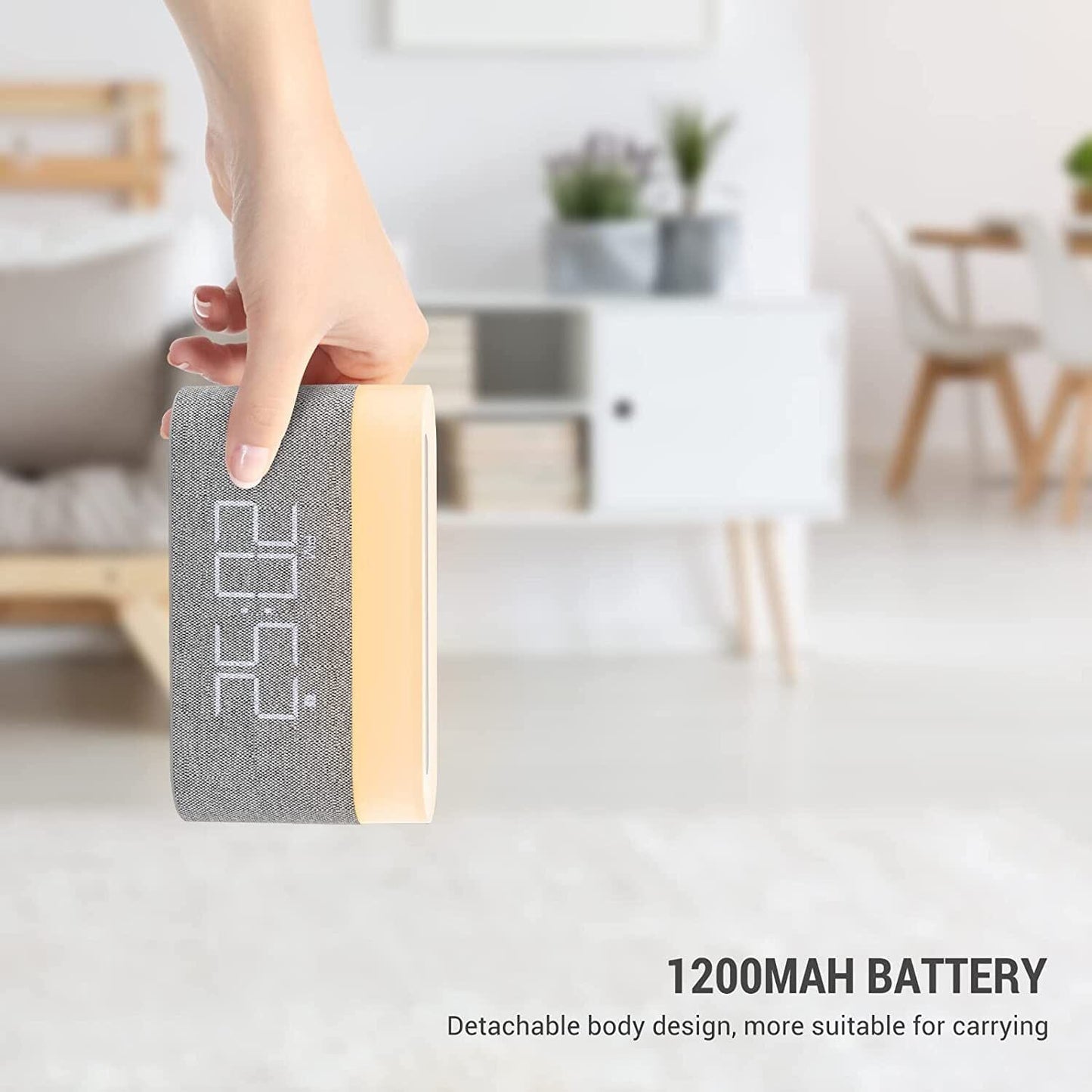 Skorter | Digital alarm clock with wireless charging