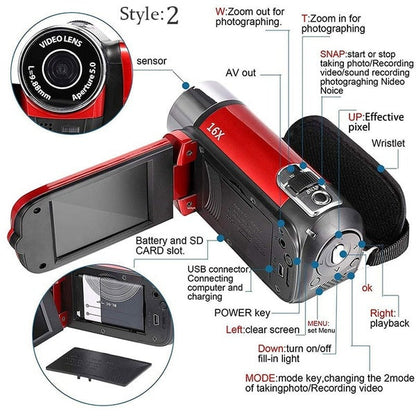 Skorter | Digital Video Camera Camcorder Full HD