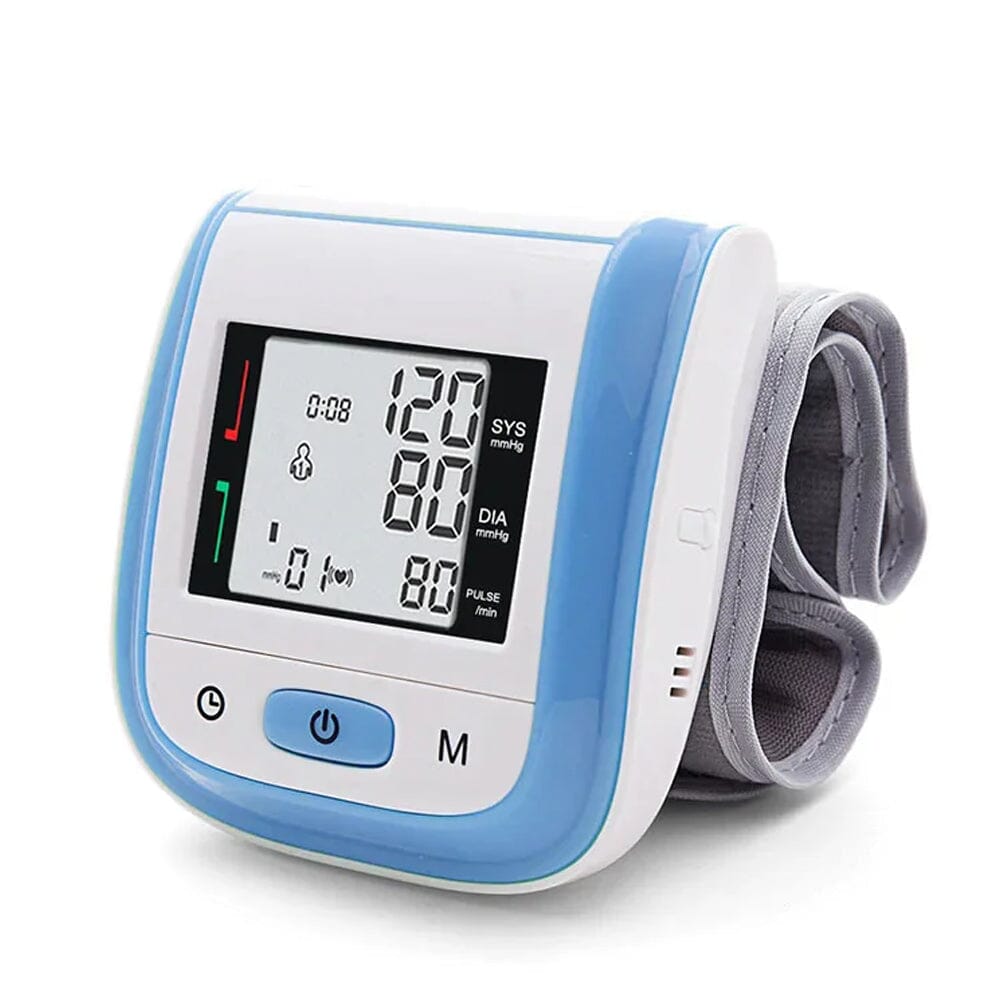 Skorter | Digital wrist blood pressure monitor heart rate pulse oximeter measure
