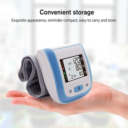 Skorter | Digital wrist blood pressure monitor heart rate pulse oximeter measure