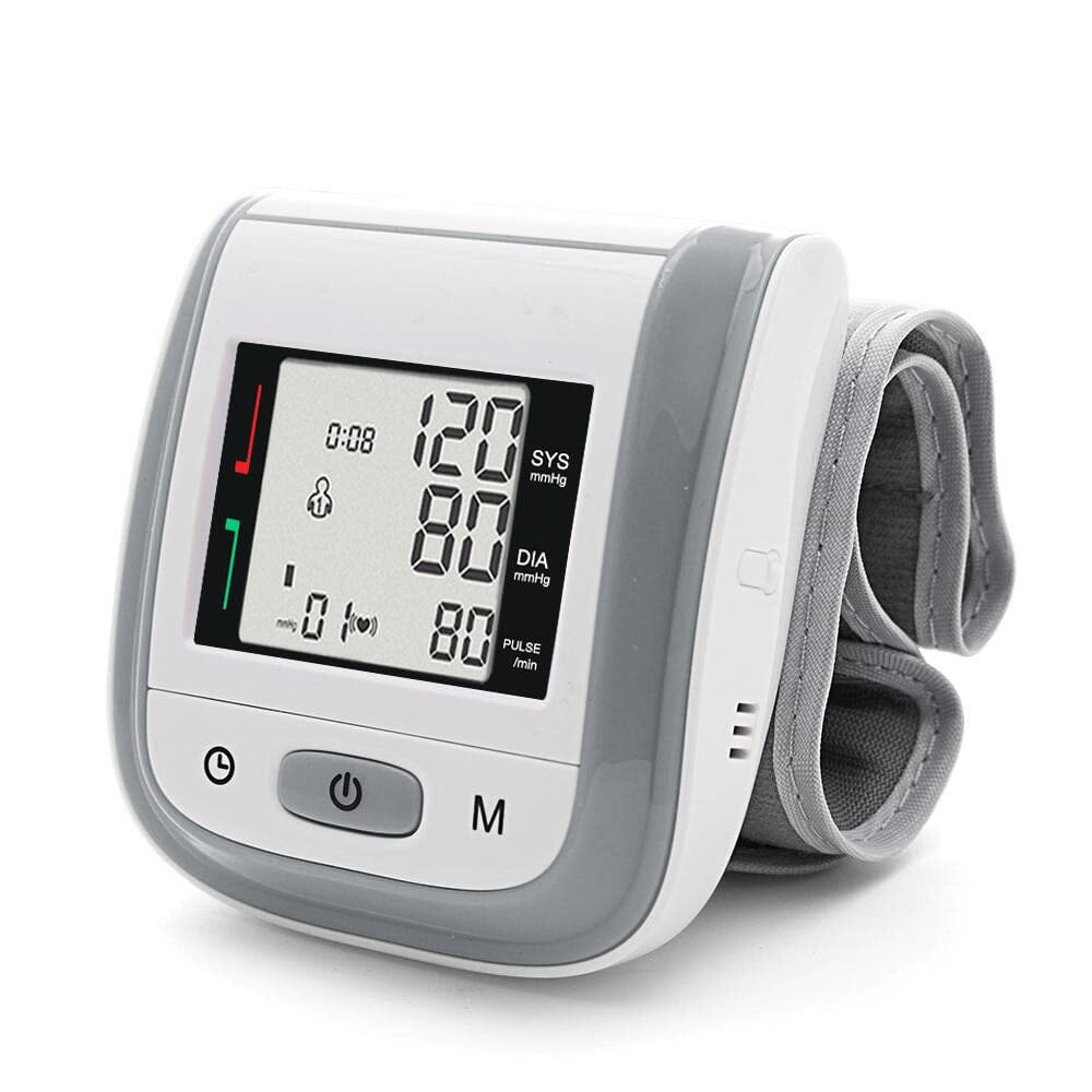 Skorter | Digital wrist blood pressure monitor heart rate pulse oximeter measure