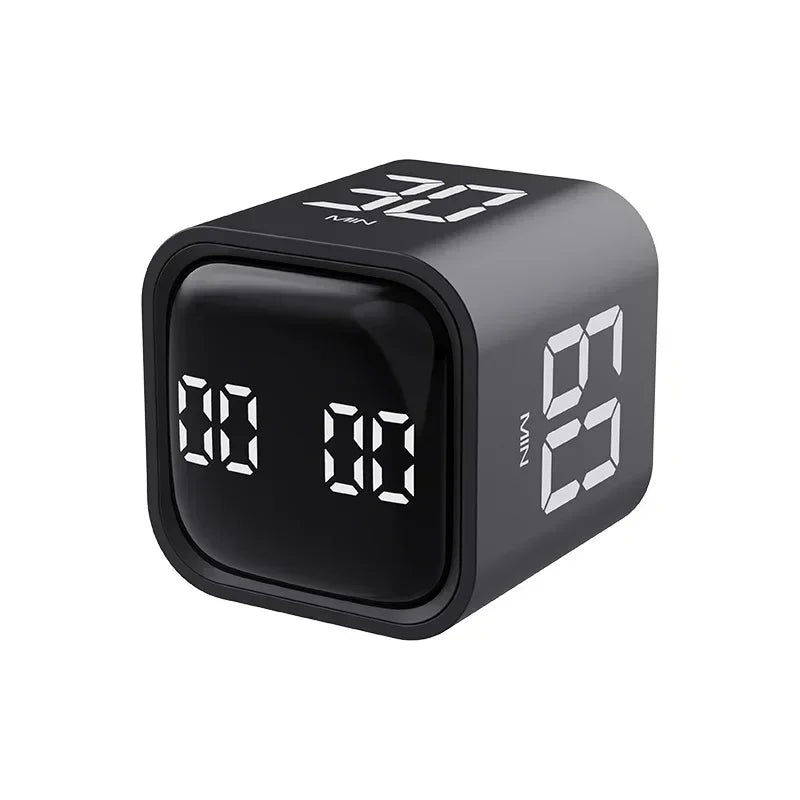 Skorter | Time Cube SlimTimer – Bärbar LED-tärningstimer med rörelsesensor
