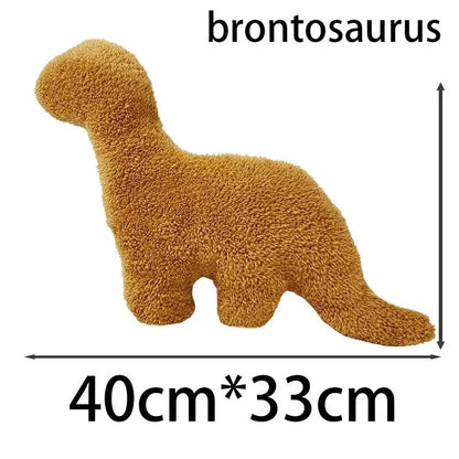 Skorter | Dino Nugget Plush Cushion: Cute Dino Chicken Nugget Cushion