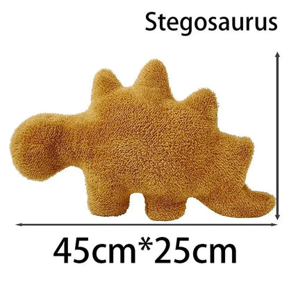 Skorter | Dino Nugget Plush Cushion: Cute Dino Chicken Nugget Cushion