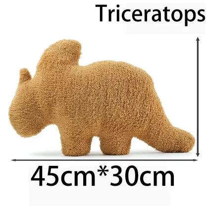 Skorter | Dino Nugget Plush Cushion: Cute Dino Chicken Nugget Cushion