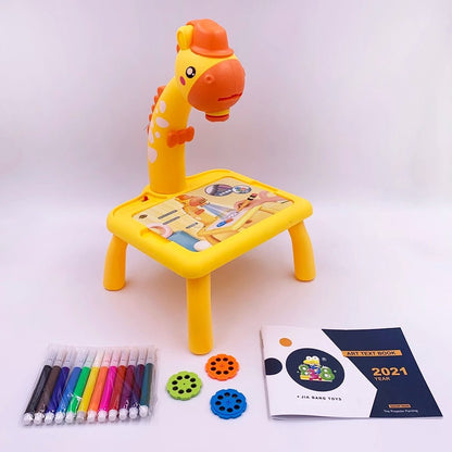Skorter | DinoDraw Deluxe Drawing Board – Reusable Art Station for Kids – Creative and Educational Fun