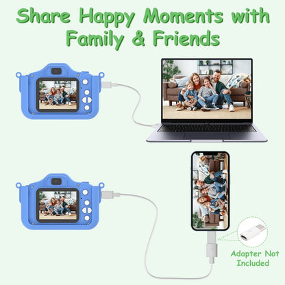 Skorter | Dinosaur Kids Selfie 48MP 1080P HD Cartoon Digital Camera