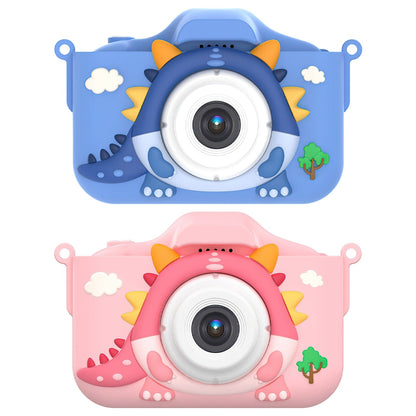Skorter | Dinosaur Kids Selfie 48MP 1080P HD Cartoon Digital Camera
