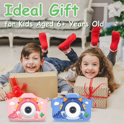 Skorter | Dinosaur Kids Self-Portrait 48MP 1080P HD Cartoon Digital Camera