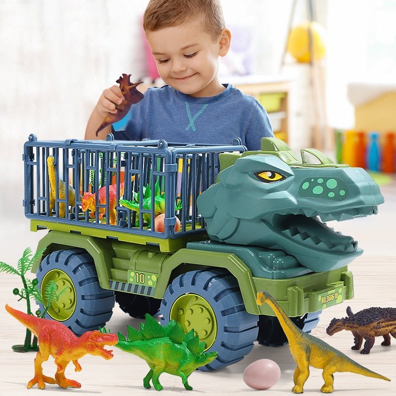 Skorter | Dinotrek Explorers Set – Dinosaur and Vehicle Play Set for Kids – Adventure and Learning Fun
