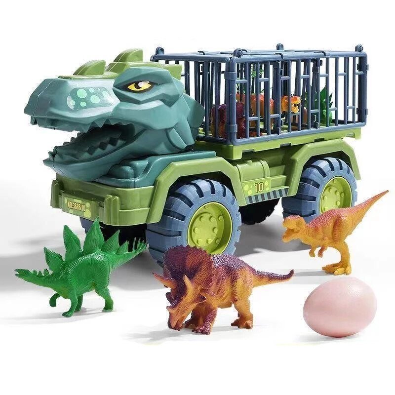 Skorter | Dinotrek Explorers Set – Dinosaur and Vehicle Play Set for Kids – Adventure and Learning Fun