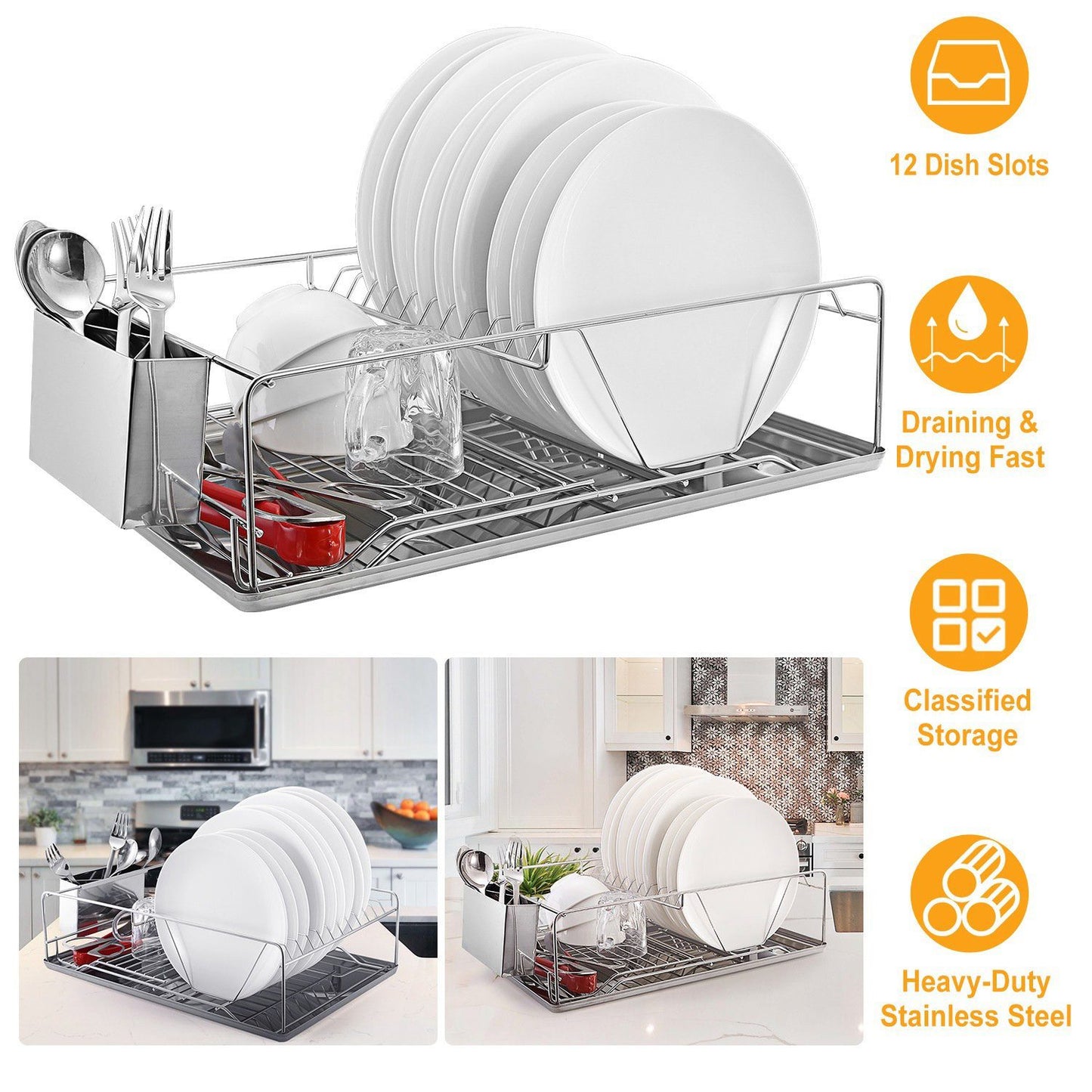 Skorter | Dish Rack Stainless Steel