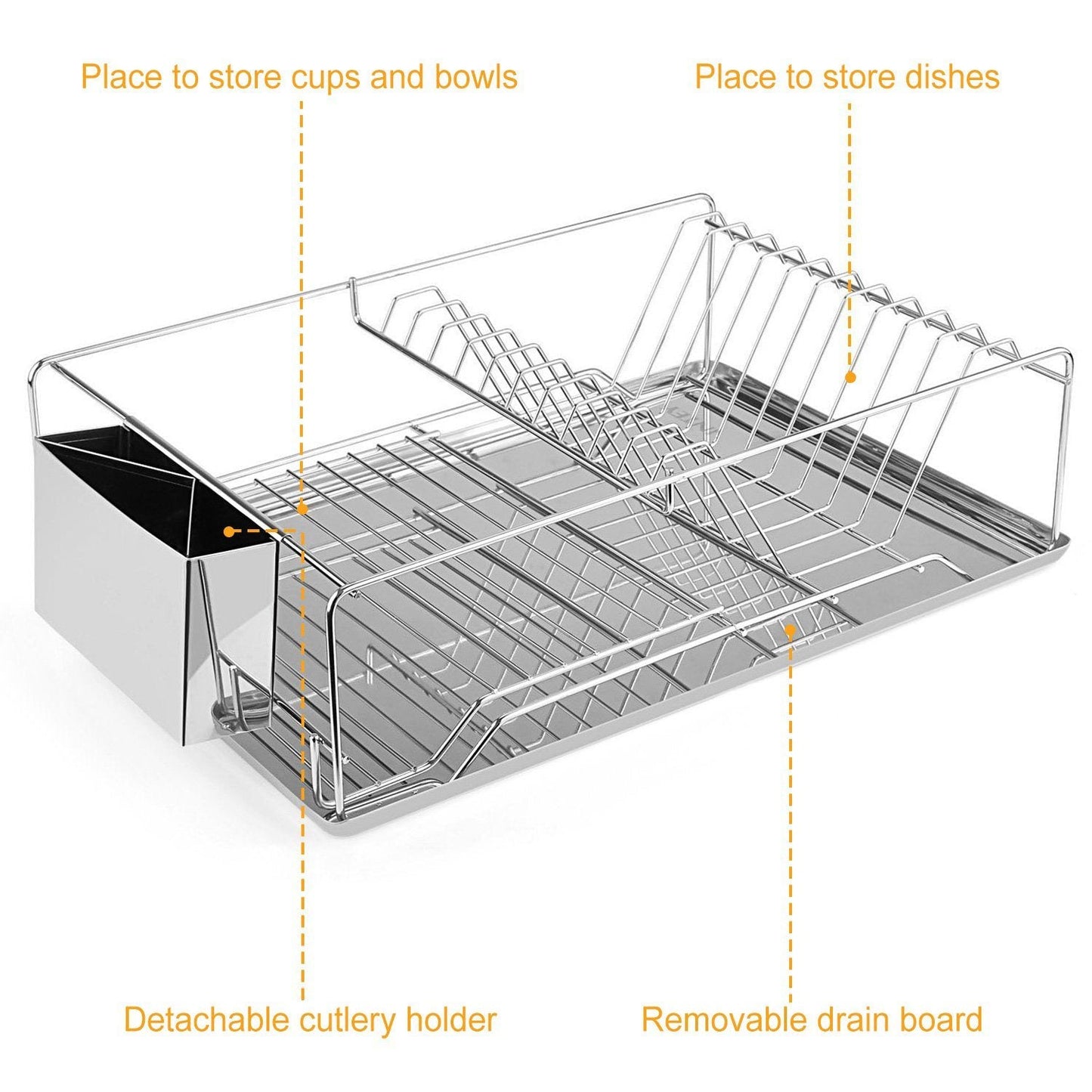 Skorter | Dish Rack Stainless Steel