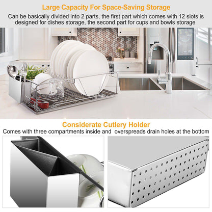 Skorter | Dish Rack Stainless Steel