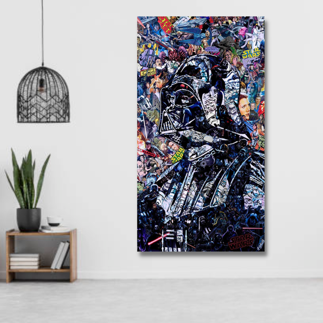 Skorter | Disney Star Wars Poster Darth Vader Canvas Wall Art - Wall Decoration - Famous Wall Art