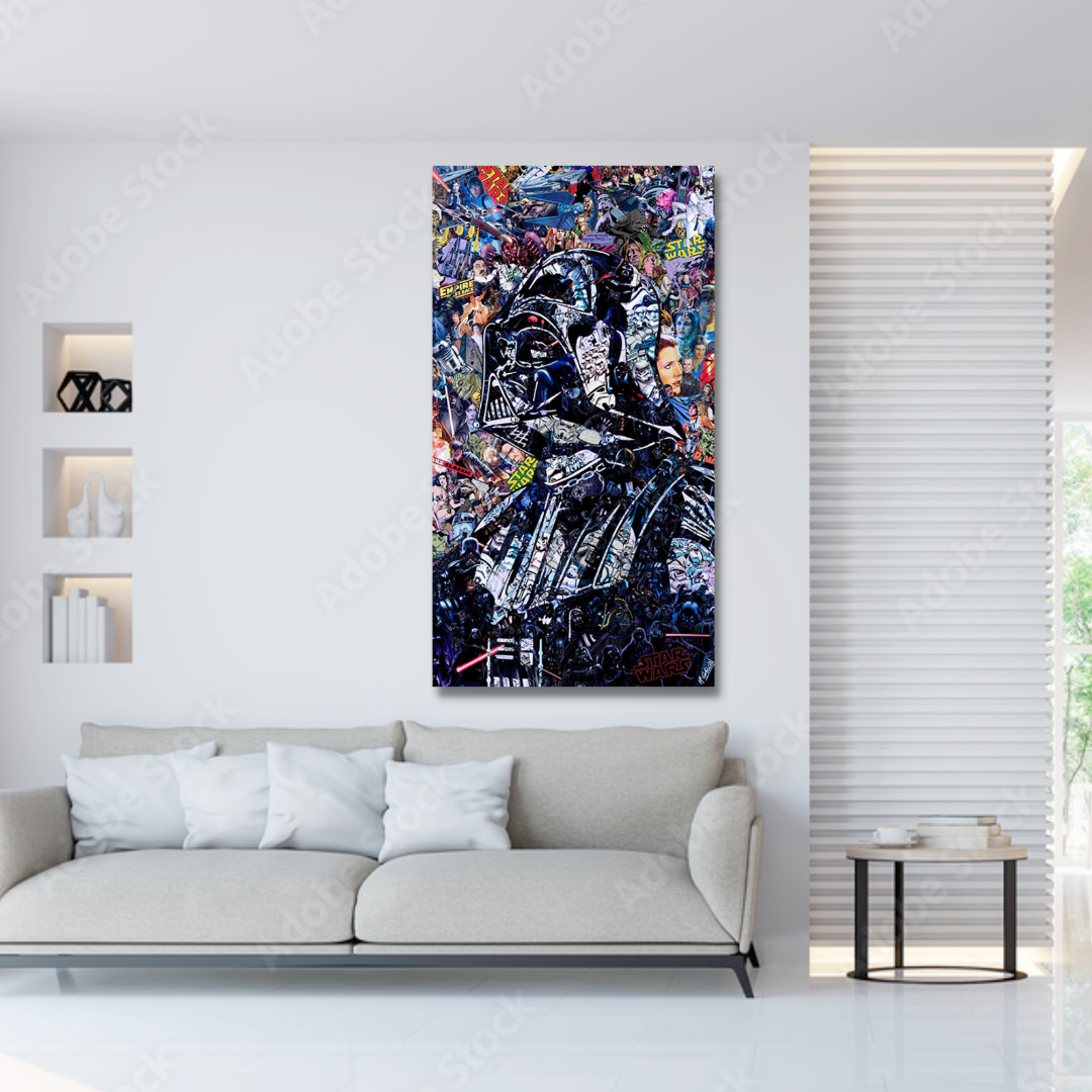 Skorter | Disney Star Wars Poster Darth Vader Canvas Wall Art - Wall Decoration - Famous Wall Art
