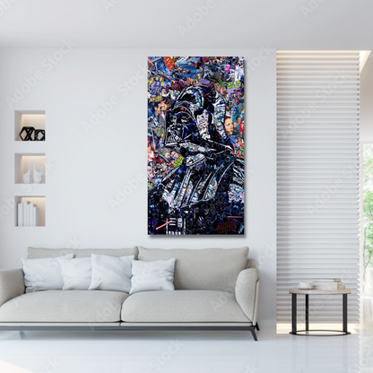 Skorter | Disney Star Wars Poster Darth Vader Canvas Wall Art - Wall Decoration - Famous Wall Art