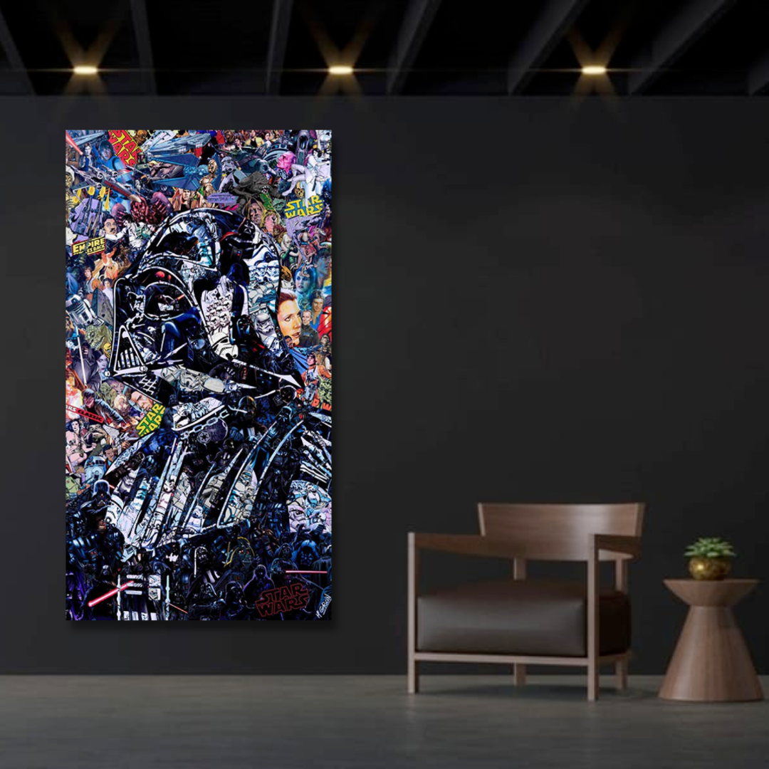 Skorter | Disney Star Wars Poster Darth Vader Canvas Wall Art - Wall Decoration - Famous Wall Art
