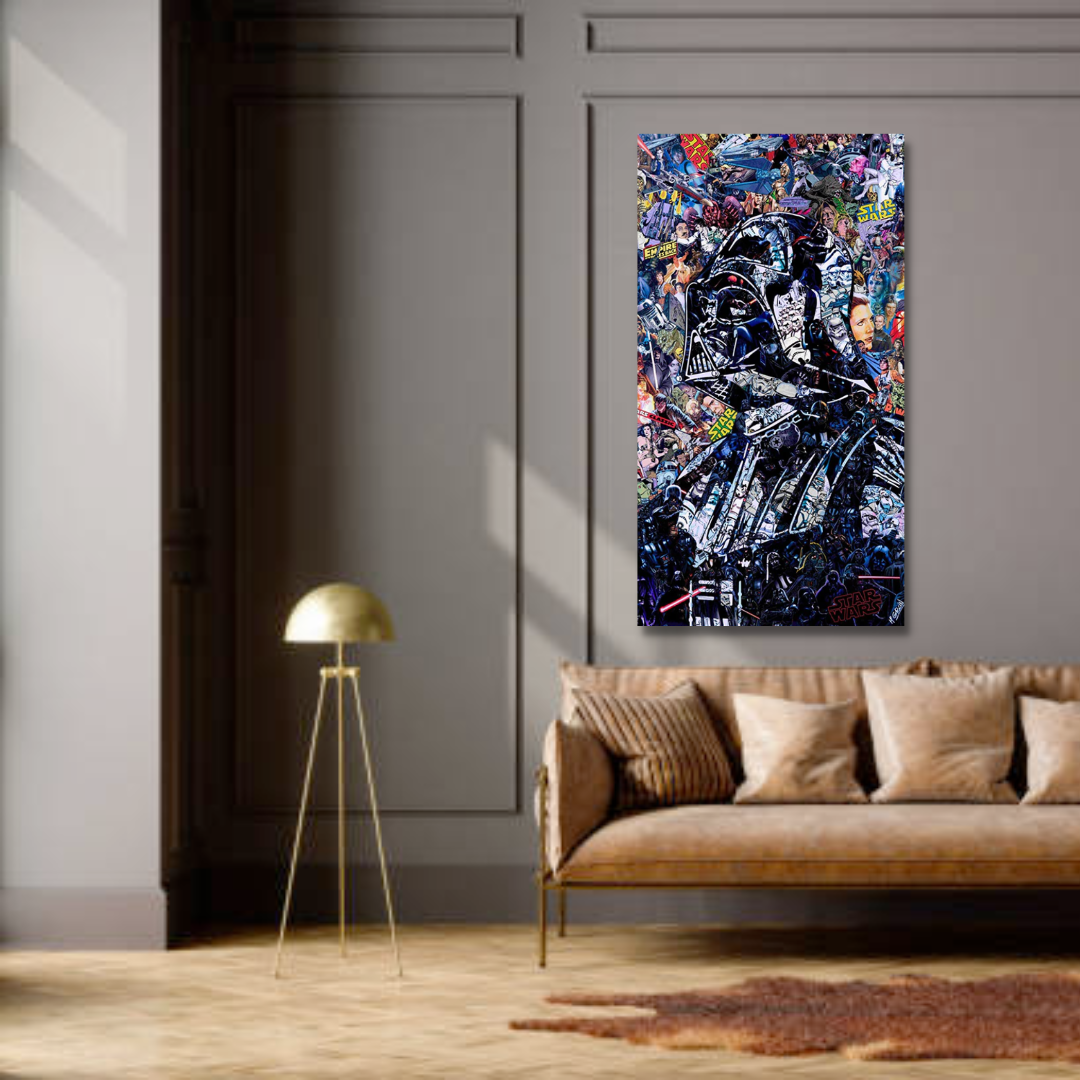 Skorter | Disney Star Wars Poster Darth Vader Canvas Wall Art - Wall Decoration - Famous Wall Art