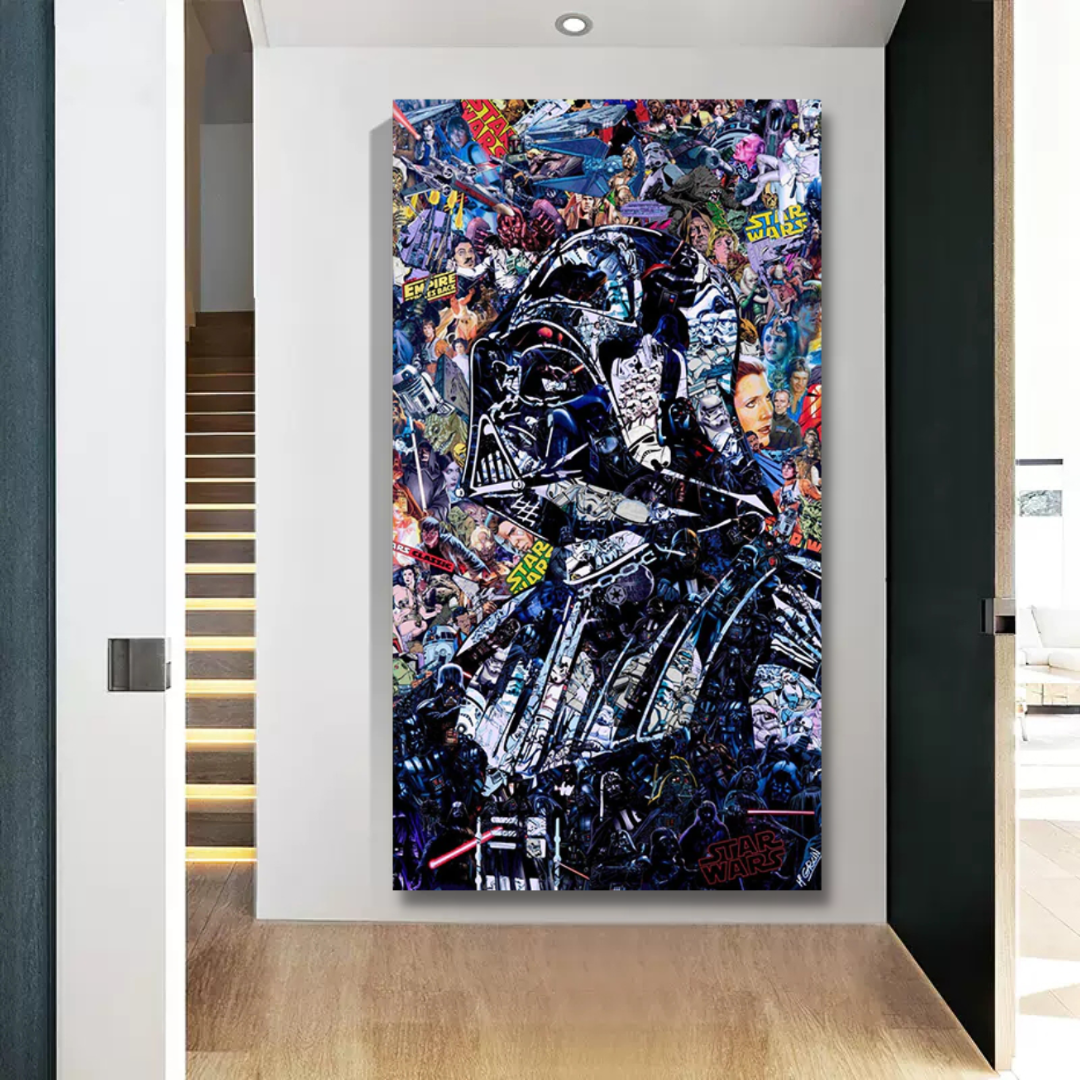 Skorter | Disney Star Wars Poster Darth Vader Canvas Wall Art - Wall Decoration - Famous Wall Art