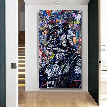 Skorter | Disney Star Wars Poster Darth Vader Canvas Wall Art - Wall Decoration - Famous Wall Art