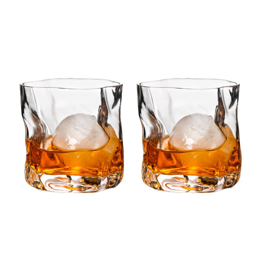 Skorter | Distorted Texture Whisky Glass Set