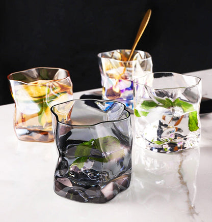 Skorter | Distorted Texture Whisky Glass Set