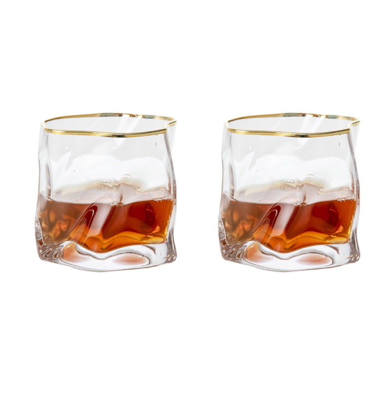 Skorter | Distorted Texture Whisky Glass Set