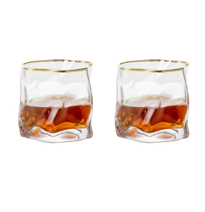 Skorter | Distorted Texture Whisky Glass Set