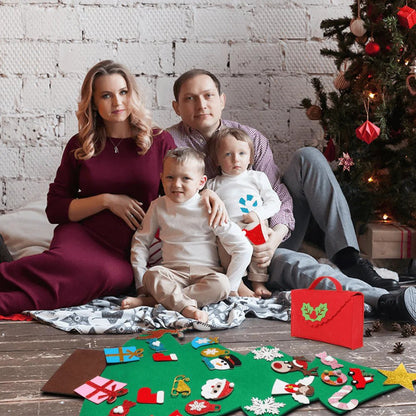 Skorter | DIY Felt Christmas Tree with Accessories - Merry Christmas Decorations For Home