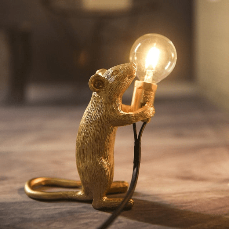 Skorter | Doctor Mousey – Original Designer Mouse Lamp for Tabletop or Shelf