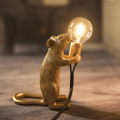 Skorter | Doctor Mousey – Original Designer Mouse Lamp for Tabletop or Shelf