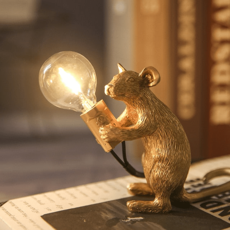 Skorter | Doctor Mousey – Original Designer Mouse Lamp for Tabletop or Shelf
