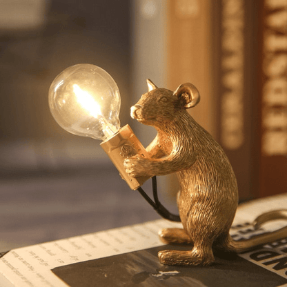 Skorter | Doctor Mousey – Original Designer Mouse Lamp for Tabletop or Shelf