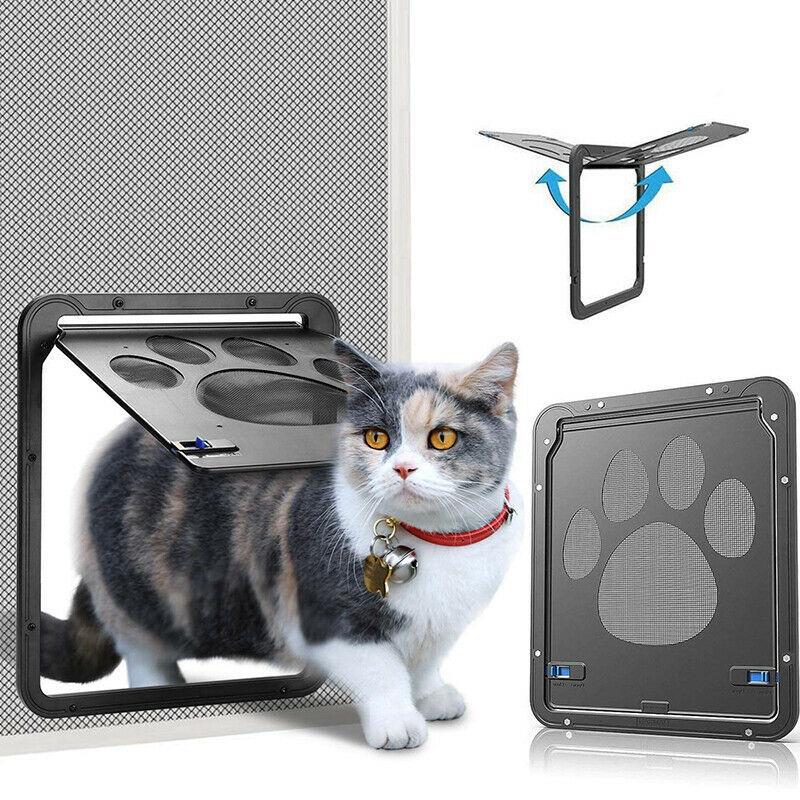 Skorter | Dog or cat small screen locking flap door magnetic automatic glide protector