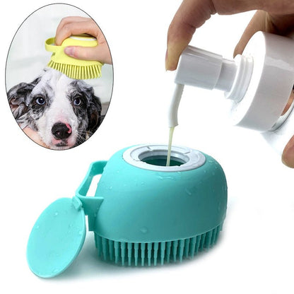 Skorter | DOGEASE – Grooming Brush with Integrated Shampoo Dispenser & Massage Function