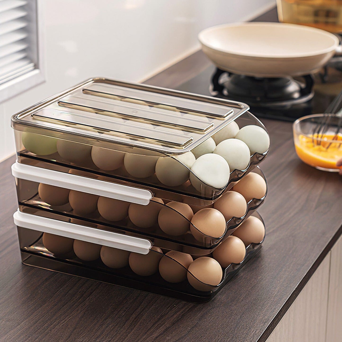 Skorter | Double layer egg storage for refrigerator