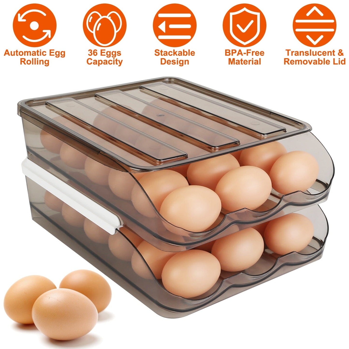 Skorter | Double layer egg storage for refrigerator