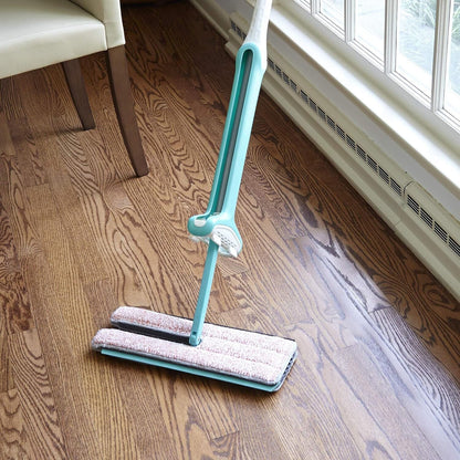 Skorter | Double-sided microfiber and flat clamp folder for cleaning hardwood floors