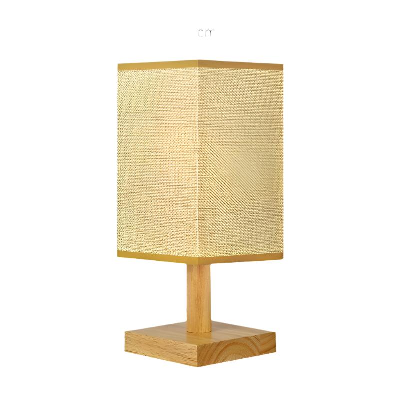 Skorter | LuxeGlow - USB Table Lamp with Fabric Shade – Modern LED Night Light